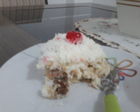 Bolo gelado (feito com bolo Pullman)