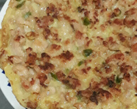 Omelete com Linguiça