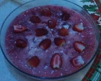 Torta de morango com ricota