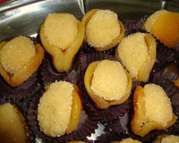 Damascos recheados do Lúcio Cezar