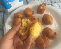 Bolinho de chuva com fubá