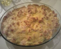 Couve-flor gratinada ao molho branco