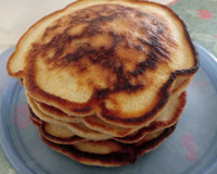 Panqueca americana de maçã e canela