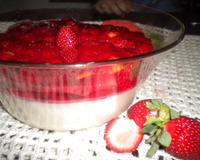 Morangos ao creme de leite