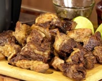 Pare de fazer a costela bovina inteira: fazer em cubos na airfryer é muito mais fácil, fica suculenta e cheia de sabor