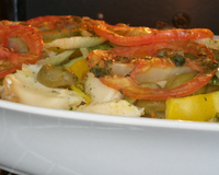 Bacalhau em camadas