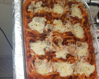 Macarrão ninho ao forno