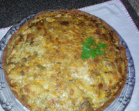 Torta de palmito da juçara