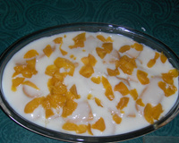 Torta de pêssego rápida