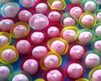 Docinhos de morango para festa