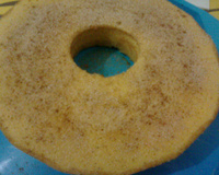 Bolo fofinho de fubá de microondas