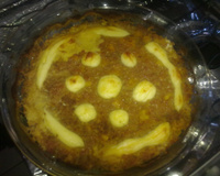 Escondidinho de abóbora com carne de sol