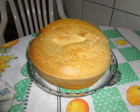 Pão de queijo em fôrma de pudim