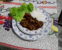 Carne de panela ao molho ferrugem