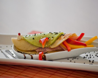 Panqueca de Presunto e Queijo