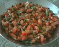 Molho vinagrete para churrasco