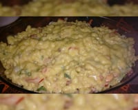 Macarrão ao forno com bacon e mussarela