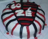 Bolo decorado com pasta americana