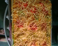 Arroz de forno com linguiça