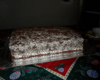 Bolo tentação de marshmallow gelado