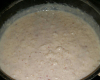 Arroz doce com coco e paçoca