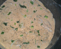 Filé de peixe cremoso