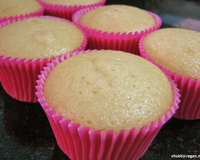 Massa de cupcake de baunilha