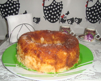 Bolo de banana rápido no micro-ondas