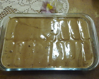 Torta de bolacha maria de chocolate