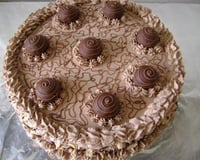 Bolo mousse com bombons