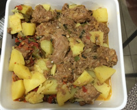 Pescoço de Peru com Batata