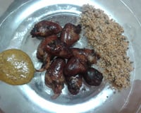 Coração de galinha ao forno