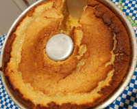 Bolo de fubá cremoso