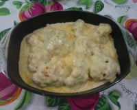 Couve-flor gratinada