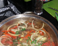 Bife de fígado acebolado