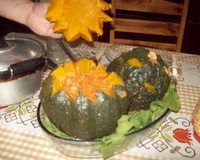 Abóbora deliciosamente recheada