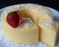 Pudim de canjiquinha (milho triturado)