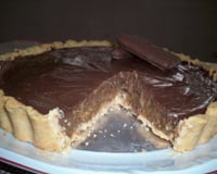 Quiche de doce de banana e chocolate