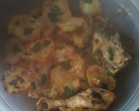 Frango com batatas no forno simples