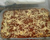 Arroz de forno com carne moida