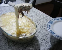 Escondidinho de carne seca com requeijão