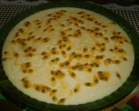 Mousse com suco de polpa