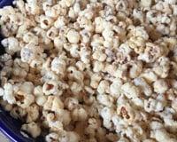 Pipoca de leite em pó fit