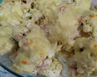 Couve-flor gratinada