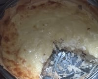 Quiche com massa de pastel