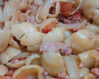 Macarronada com linguiça