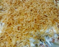 Picadinho de frango com requeijão ao forno