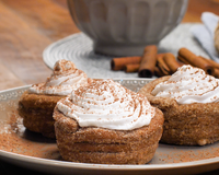 Taça de churros com mousse de chocolate