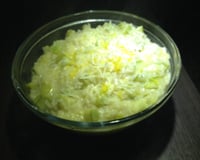 Risoto de abobrinha e limão siciliano