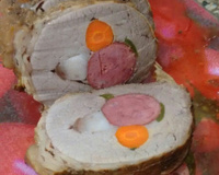 Lagarto recheado à moda da casa